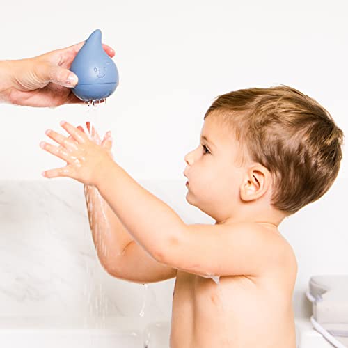 Ubbi Muted Color Cloud And Droplet Bath Squeeze Toys, Baby Bath Accessory, Water Toys For Toddler Bath Time Play #TOP2