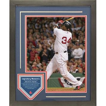 Sports Memorabilia David Ortiz 2004 ALDS Walk Off Legendary Moments 11x14 Framed Collage - Steiner Sports Certified - Framed MLB Photos, Plaques, and Collages