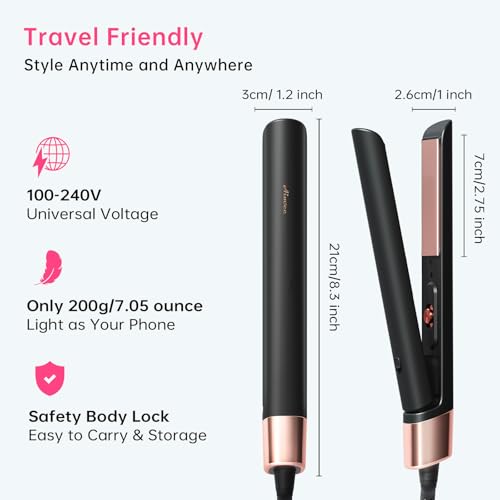 AIMSEE Travel Size 1 Inch Flat Iron for Short Hair の商品画像 7