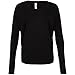 Produktbild Bella+Canvas Flowy Long Sleeve t-Shirt with 2x1 Sleeves Black S