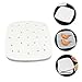 Mikinona 400pcs Non-stick Air Fryer Paper Pads Bbq Baking Liners for Frying and Steaming Lightweight and Practical Parchment for All Air Fryer Types