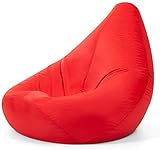 ZURÜCKLEHNEN UND ENTSPANNEN – Dieser bequeme Sitzsack enthält frei fließende Perlen, die sich an die Konturen Ihrer Körperform anpassen und eine Rückenstütze bieten, die dem Sitzsack gegenüber der klassischen Form neue und verbesserte Eigenschaften verleihen. Ob Gamer, Filmliebhaber, Leseratte oder Entspannungsmensch – der originale Sitzsack mit hoher Lehne ist den ganzen Tag lang ein perfekter Begleiter