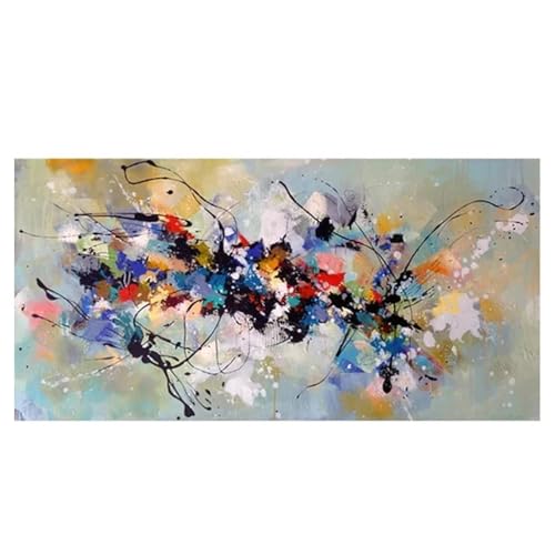 Affiches et impressions Cuadros abstraites sur toile avec cadre 50x100 cm pour mur