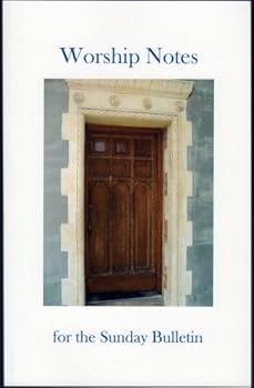 Paperback Worship Notes for the Sunday Bulletin Book