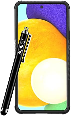 iCatchy For Samsung Galaxy A53 Case, Heavy Duty Hard Tough Dual Layer Hybrid Shockproof Cover compatible For Samsung Galaxy A53 5G Phone Case (Black)