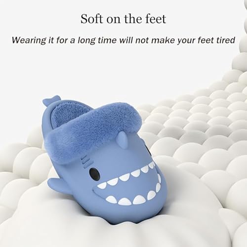Jfxgjuv Sharklas Originales Kids, Shark Slides Kids Sharky Chanclas Kids Polares, Detachable Soft-Soled Warm Non-Slip Slippers Sandals3