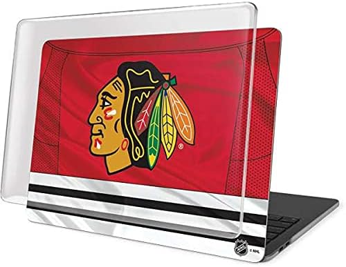 Skinit Case + Skin Compatible with MacBook Pro 15in (2016-19) - Officially Licensed NHL Blackhawks Red Stripes Design