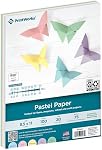Printworks Pastel Paper, 20 lb, 4 Assorted Pastel Colors, 30% Recycled Color Printer Paper, SFI Certified, Perfect for School and Craft Projects, 100 Sheets, 8.5 x 11 Inch (00577)