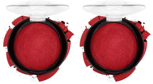 Image of FASHION COLOUR Waterproof Tera Cotta Blusher | Long Lasting, Lightweight Makeup Blusher for Face | Excellent Blending Powder | Creamy | 16g | Shade 11 (Pack of 2)
