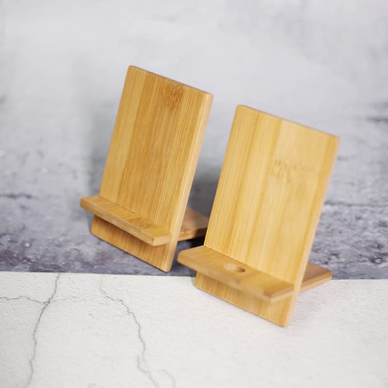 Support de téléphone en bois stable pour éviter les chutes de smartphone