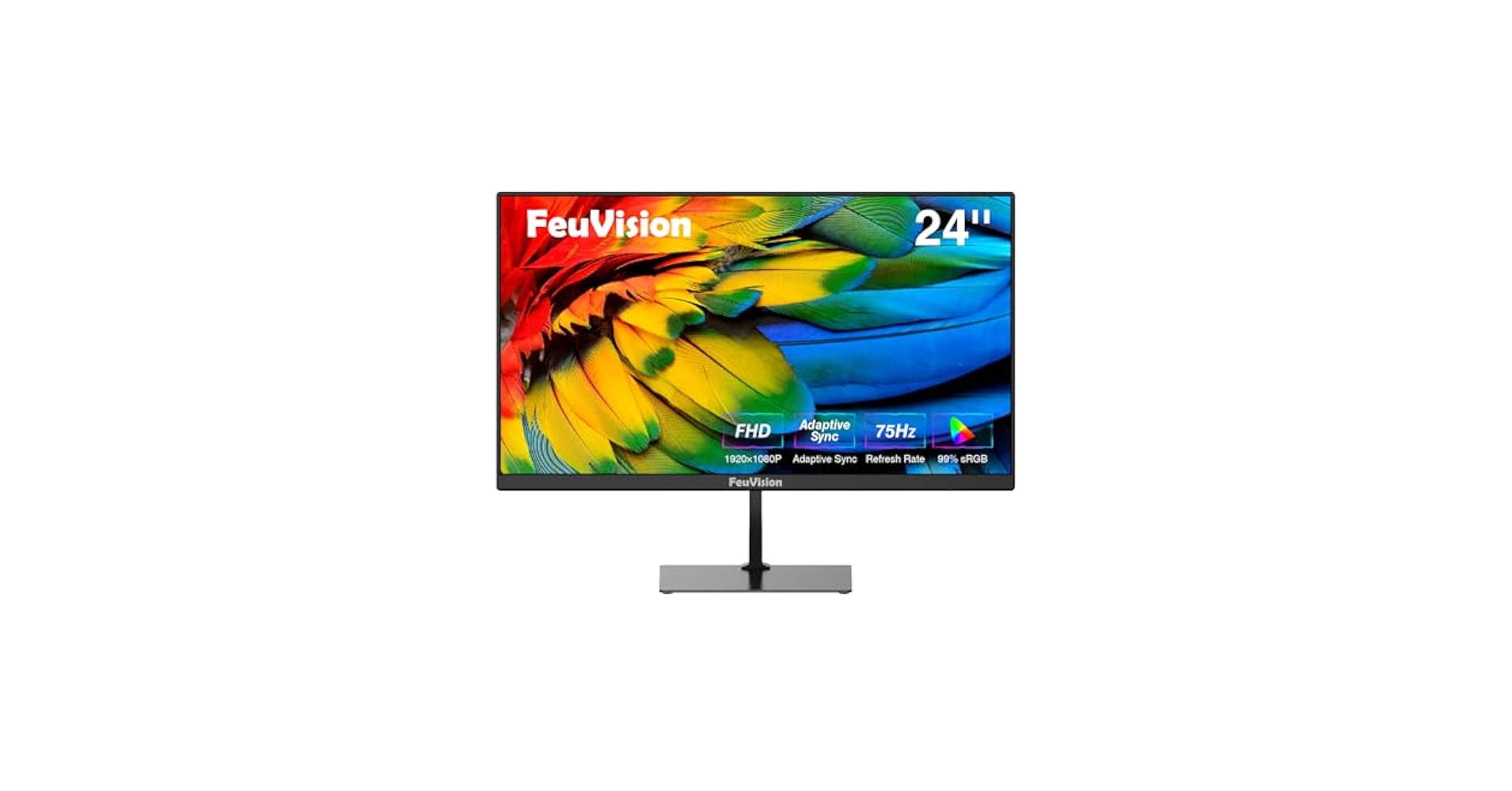 Amazon.com: FeuVision 24 inch Monitor 1080p Full HD, Gaming