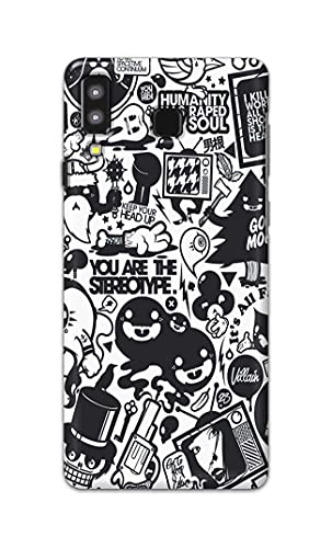 Image of Printed Hard Back Cover Case for Samsung Galaxy A8 Star Back Cover (Mixed Cartoon) -1302
