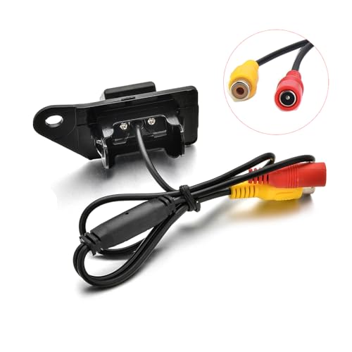Image of Vlicevrn HD LED Car Rear View Camera Night Vision Backup Parking Waterproof IP68 Vehicle-Camera for Mitsubishi ASX /Mitsubishi RVR /Mitsubishi Outlander Sport 2010~2015 (Golden Full Fixed)
