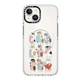 CASETiFY クリア MagSafe対応 iPhone 14 ケース [黄ばみにくい素材 / 2mからの落下試験をクリア / Mofusand] - クリア - Cats-tify
