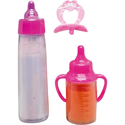 Kit Mamadeira Mágica Para Boneca, Coluna, Multicor