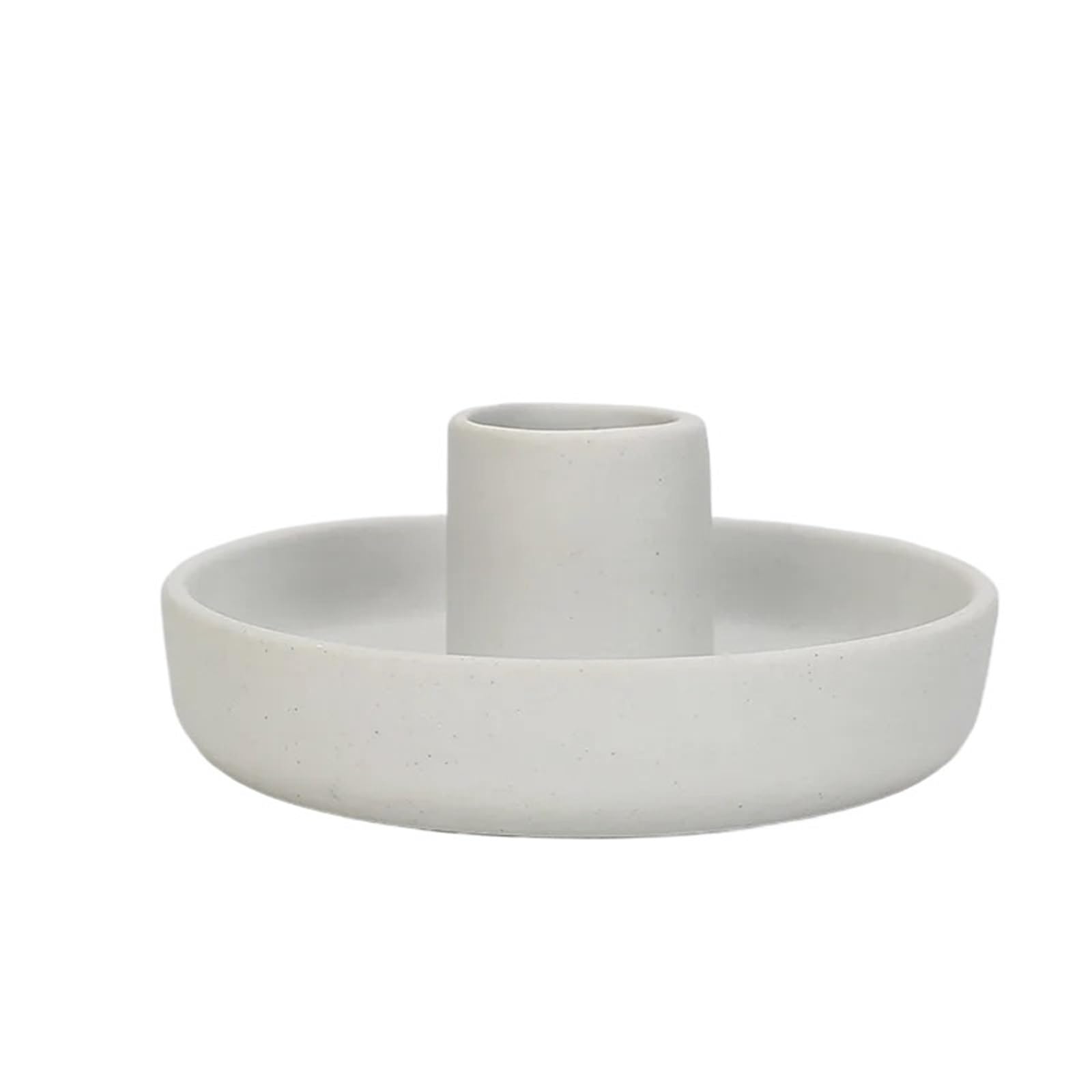 1Pair Creative Ceramic Aromatherapy Candle Stand Home Decoration Desktop Ornament for Candle(Color1)