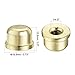 Tool parts 8pcs Lamp Finials Caps Tapped 1/4-27 Thread for Lamp Shade Holder Harp Top Gold