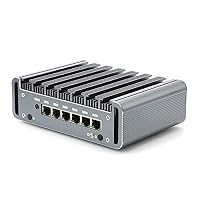 HSIPC Pentium Gold 7505 Firewall Micro Appliance, Mini PC, Nano PC, Router PC with 6 RJ45 2500M (16G 512G), AES-NI,HDMI USB3.0 Console Port for Network Security Appliance – Ansicht 3