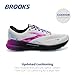 Brooks Women’s Adrenaline GTS 23 Supportive Running Shoe - Black/Light Blue/Purple - 8 Medium