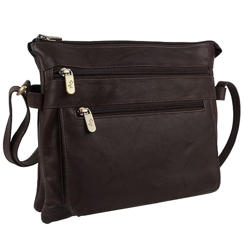 Sac à bandoulière en cuir Gigi le reflet de votre assurance