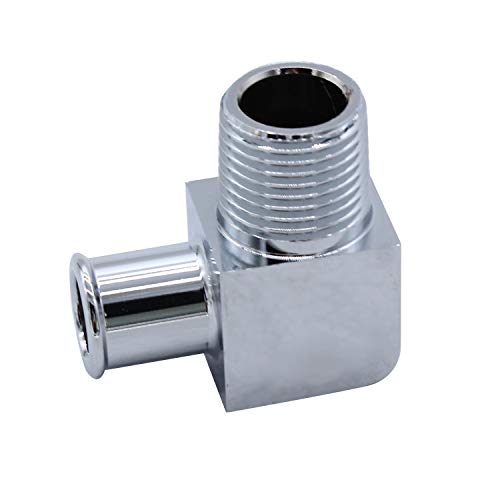 Yorten 90 ° SB BB Deg aquecedor mangueira cromada tarugo encaixe de alumínio 5/8