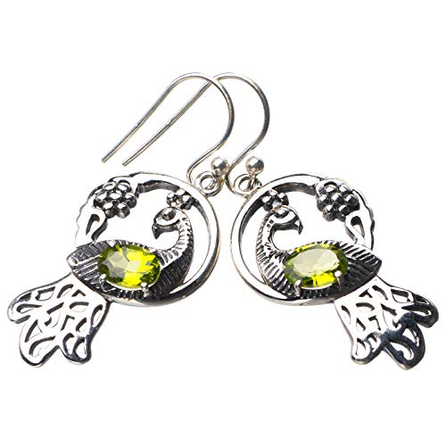 Boucles d'oreilles en argent et péridot pour illuminer vos tenues