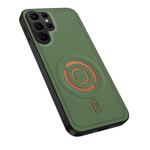 MTRIEBA Magnetic Phone Case for Samsung Galaxy S26 Ultra, Green