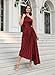 Red Satin Pleated Bridesmaid Dresses Long for Women One Shoulder Corset Cutout Asymmetrical Formal Wedding Guest Dress with Pleates US8