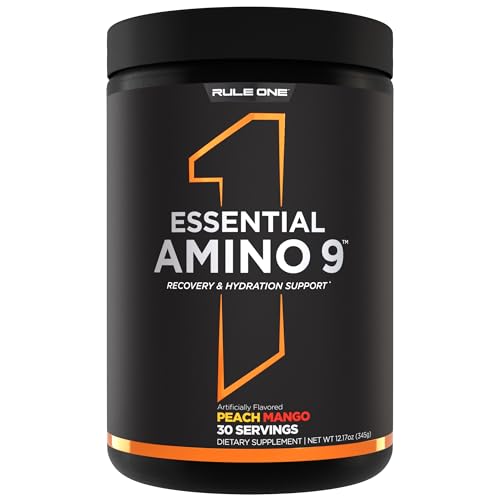 Essential Amino 9 Rule One goût pêche mangue favorise la croissance musculaire