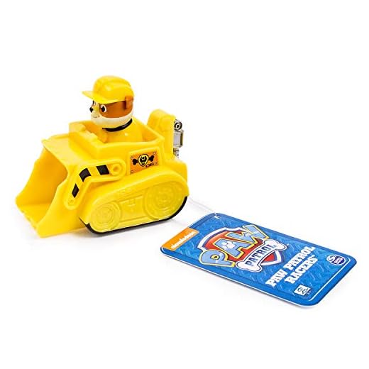 Paw Patrol Racers 3-Pack Vehicle Set, Marshall, Rocky, Rubble,Multicolor