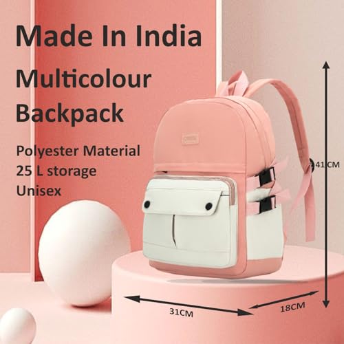Image of Tinytot 30 Litre Japanese Korean Style School Bag Water-Resistant Laptop & Travel Backpack - Unisex Large 18 Inches Multipurpose Student Backpack for Boys & Girls, Men & Women