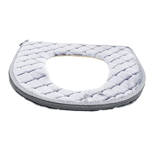 Yardwe 1 Stück Toilettenmatte Komfort Sitzkissen Weiche Warme Toilettenabdeckungen Toilettensitzkissen Fuzzy Toilettensitzabdeckung Toilettenklebepads Universal Toilettensitzbezüge