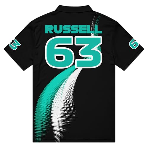 George Russell 63 Formula Racing Team Polo Shirt - Men's2