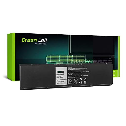 Green Cell Batteri för Dell Latitude E7440 E7450 Laptop (4500mAh 7.4V Svart)
