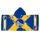 Northwest Golden State Warriors NBA Cross Out Youth Hooded Micro Fiber Towel 22 x 51 Inches