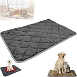 Thermal Reflection Pad for Dogs, 5-Layer Constant Temperature, Washable & Non-Electric - Self Heating Dog Mat for Indoor Pet Bed, Keeps Warmth by Reflecting Body Heat (Gray,XL: 115 * 72cm)