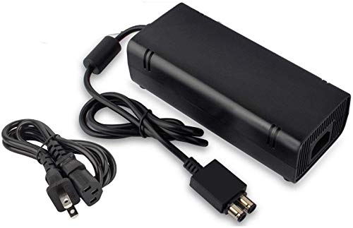 TREE.NB AC Adapter Power Supply Brick Charger Adapter Cable Cord Supply for Microsoft 360 SLIM, Black