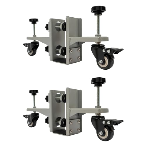 2 Pieces Door Installation Tool, Installation Tool for Doors 1-2.5in Thick, 1000 pounds Door Installation Tool Kit with 4 pressure plate holders, Iron Silver