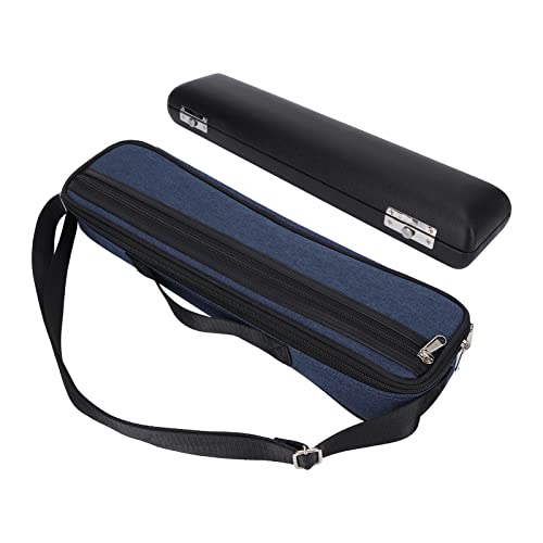 Flute Case Box, Portable Carrying Flute Bag Set Pu Leather Inner Full Of Luster For Storage For Music Lover #TOP20