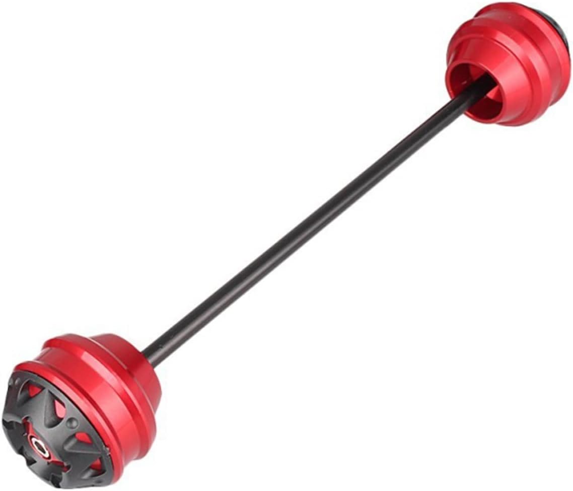 For KAWASAKI Z650 Z900 Z900RS Z750 Z750S Z750R Z 650 750 900 RS Front And Rear Axle Sliders Fork Wheel Protection Crash Pad Kit Decorate (Color : Front wheel red)