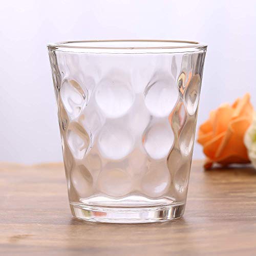 Femora Bubble Clear Water Glass Juice Glass Drinkware Set of 4 Femora Bubble Clear Water Glass Juice Glass Drinkware Set of 4