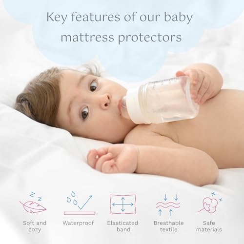 Waterproof Mattress Protector Sheet/Cover Fits 160X70 Cm Junior Bed - 2