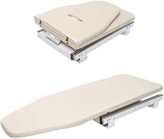 Nisorpa Folding Ironing Board Rotatable 180° Drawer Ironing Platform With Heat-resistant Cover for Space Saving 800 x 310MM