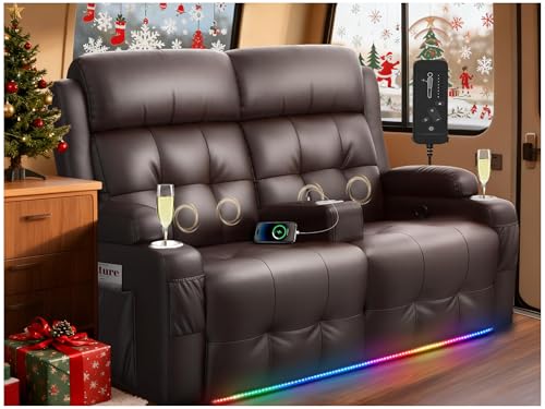 Compact RV Loveseat Recliner