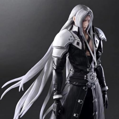 LICHOO FINAL FANTASY 7 Sephiroth Anime Figura de acción de 28 cm Personaje Modelo Coleccionable Estatua Juguetes Figuras de PVC Adornos de Escritorio Regalos Festivos