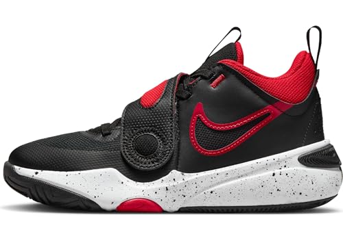 Nike Team Hustle D 11 (gs) 5Y Black/University Red-White