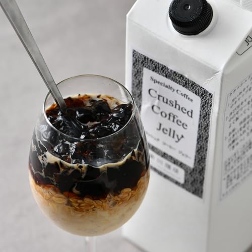 国内唯一のJHDC2連覇★ 珈琲鑑定士が監修!クラッシュド・コーヒーゼリー 1000ml × 3パック ゼリー 珈琲 デザート スイーツ おやつ 福井県敦賀市
