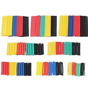 Krimpbuis 2: 1 PE waterdichte elektrische draadkabel wrap assortiment warmte isolatie krimpen tubing kit 328pcs…