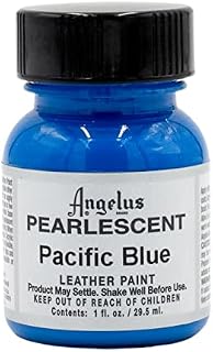 Angelus Brand Acrylic Leather Paint - Pearlescent Pacific Blue