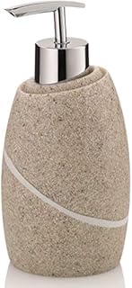 kela Liquid soap Dispenser Talus of Poly in Beige, 7.5 x 7.5 x 16 cm